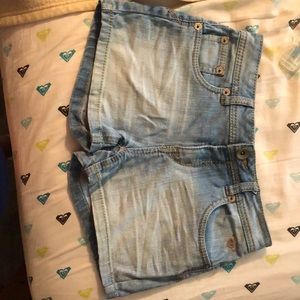 Justice girls jean shorts
